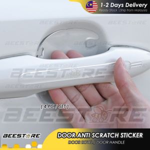 [4pc] PERODUA ARUZ Car Door Handle Inner Bowl Transparent Anti Scratch Collision Sticker Accessories Body Kit Accessories Bodykit Gear Up Aksesori Kereta 2022 Car Accessories 2021 2020 2019 2018