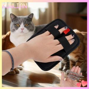 [KUNLIAN] Tĩnh Pet Tóc Loại Bỏ Găng Tay Tái Sử Dụng Tĩnh Điện Mèo Con Chó Tóc Remover Chải Chuốt Găng Tay Bàn Chải Công Cụ Cho Ghế Thảm Xe Ghế
