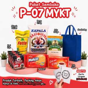 [P-07] Paket Sembako Kode P07-MYKT (free bag budget 100k 100rb parsel parcel hampers lebaran idul fitri bingkisan hari raya munggahan puasa)