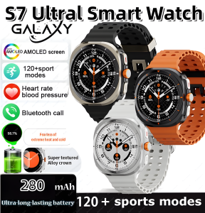 2024 Original S7 Ultra Watch Galaxy AMOLED Men Women Bluetooth Call Tracker Waterproof Sport Fitness SmartWatch For Android Phone