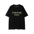 Fog State ESSENTIALS Niche Fashion Brand American Summer Cotton Loose Fear Of God Men's Couple Short Sleeve T-shirt Titleist style. 