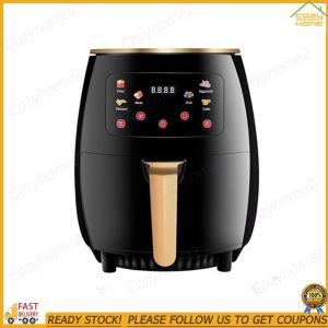 【Cozyhome2】 6L Touch Screen Oven Multifunctional Oil Free Air Fryer Automatic Digital Air Fryer Large Capacity for Home Kitchen