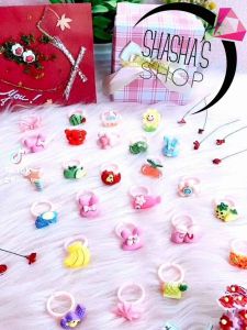 nhẫn nhựa dể thương cho bé gái cực iu thích