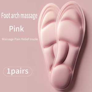 INSOLE Busa Dalam Sepatu Memori Pijat 5D Insole Sepatu Alas Kaki Orthopedic 5D Massage Memory Foam Bantalan Dalam Sepatu