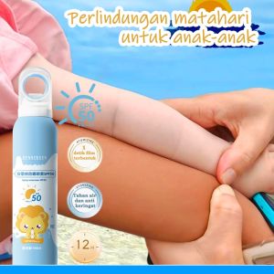 Sunscreen Bayi & Anak Daily Outdoor Whitening Sunscreen Spray Spf 50 pa +++ Children Sunscreen 150ML Mencerahkan Wajah Anti Kusam Sun Protect & Moisture UVA/ UVB Broad Spectrum Water Resistant Sunblock Spray Double Whitening Lightweight Refreshing