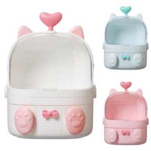 KT Portable Cosmetic Make Up Jewelry Storage Box Organizer