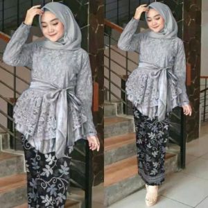X-mantan Fashion / Setelan model kebaya brukat / set kebaya kinanti / kebaya brukat / setelan muslim / kebaya wisuda / setelan kebaya wanita / kebaya model terbaru / setelan wanita / (GOOD QUALITY)