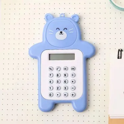 Gratis Ongkir - Calculator Travel Tombol Karet / Kalkulator Gantungan Kunci / Kalkulator Mini