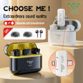 TNW A11 Mini wireless Lavalier Microphone 2 in 1 noise reduction Mini Dual Mic Plug-Play for IOS Type-c Vlogging Interview YouTube Live Streaming. 