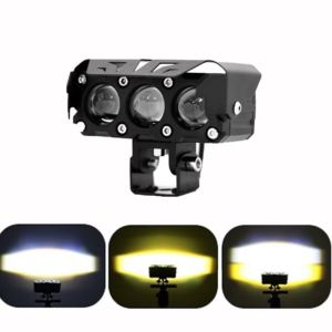 3 LED Mini Driving Light for Motorcycle Car and Truck 12/24V Super bright Headlight Fog Lamp
