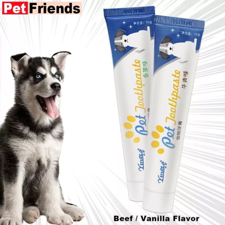 Pet Dog Toothpaste for Teeth Cleaning Tartar And Plaque Reduction