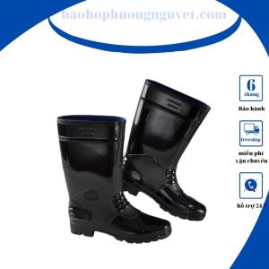 Ủng cao su ủng đi mưa chống nước màu Đen (Hàng VIỆT NAM Chất lượng Cao)