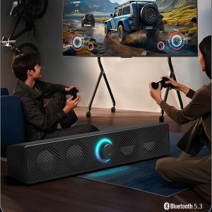 Pembesar Suara Bluetooth Tanpa Wayar Panjang dan Segi Empat Tepat Universal untuk Kegunaan Rumah dan Luar Pembesar Suara Kecil dengan Slot Kad Kelantangan Tinggi Subwufer Berat Bar Bunyi