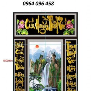 Tranh gạch 3d cửu huyền thất tổ - BXC33