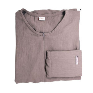 Gamis ABAYA All Size Fit To XL Rayon Crinkle Premium by elmitha hijab