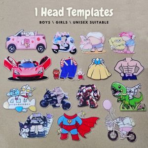 【Mach Photo】Customised Shaking Head Decor Cute Solar and Battery Dual Mode Acrylic Personalised Gift