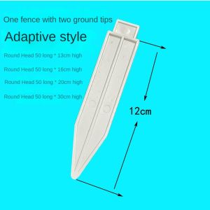 PVC Plastic Outdoor Garden Fence Plants Borders Protective Guard Garden Stand Fence Decorative