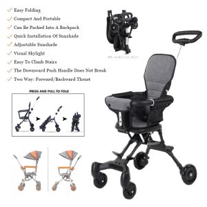 Bayi kereta bayi kanak-kanak ringan dilipat dua hala kereta bayi untuk bayi