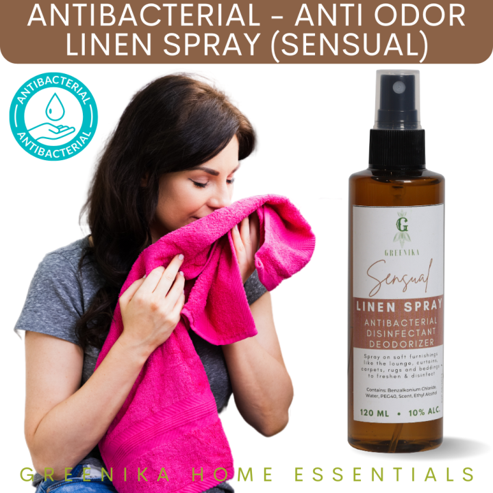 [ LINEN SPRAY + ANTIBACTERIAL ] Greenika Linen Mist Spray Sensual Scent
