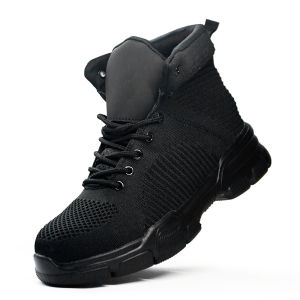 Safety Shoes Man Steel Toe Anti-Puncture Mens Work Shoes Mens Safety Boots Lightweight Mens Boots Security Protective Boot