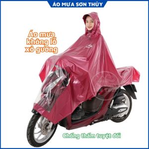 Áo mưa choàng không lỗ xỏ gương Sơn Thủy nhựa PVC siêu dai siêu chống thấm áo mưa cánh dơi K31 ST2