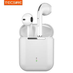 Tecsire J18 HiFi Bluetooth Earphone Stereo Wireless Earbuds Smart Touch Pop-up Window Water Resistant With Microphone