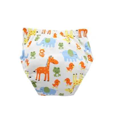 กางเกงเลิกเพิส กางเกงผ้าอ้อม กางเกงซับฉี่ซักใส่ซ้ำได้Baby Training Pantsกางเกงในเด็กผ้าฝ้าย ผ้านุ่มใส่สบาย