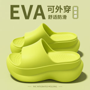 [Free Shipping] Thick-soled womens summer outdoor slippers 2026 new model for indoor home use womens high-heeled sandals
