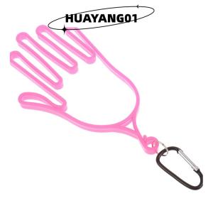 HUAYANG01 [2023 new HOT FASHION] 1PC Găng Tay Golf chủ với Carabiner Găng Tay Golf cáng golfer công cụ bánh găng tay Giá móc Áo golf cung cấp phụ kiện