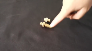 อะแดปเตอร์แปลงก๊าซทองแดงข้อต่อแปลงก๊าซเชื่อมต่อเตาทำอาหารตั้งแคมป์กลางแจ้งติดตั้งง่าย