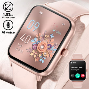 LIGE New Smart Watch Women Bluetooth Call Sports Fitness Tracker Watches Health Monitor Fashion Ladies Smart watch For Men +Box