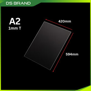 Kepingan Akrilik Clear A2 Acrylic Poster Display DS BRAND M