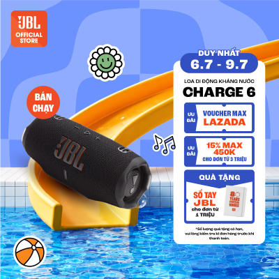 Loa Bluetooth JBL Charge 6 - Hàng Chính Hãng