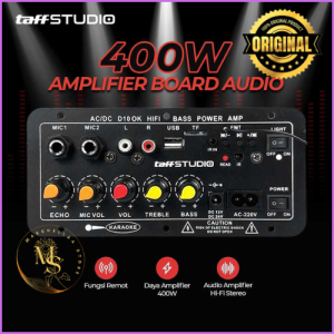COD Ampli Board 400w Bluetooth High-Fidelity Bass Power AMP 400w AC 220 V atau DC 12-24 V Full Bass Power Audio Mobil Stereo Untuk Segala Senis Speaker / TaffSTUDIO Amplifier Board Audio Bluetooth USB FM Subwoofer DIY 400W - D10OK Best Seller Kokoh Awet
