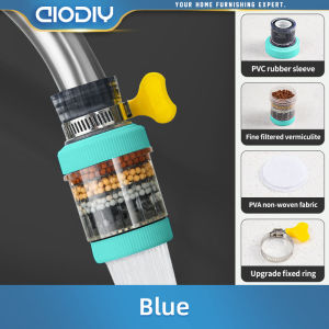 AIODIY Faucet filter Pressurization Water Save Anti Splash household tap water purifier kitchen water purifier faucet filter splash proof device universal