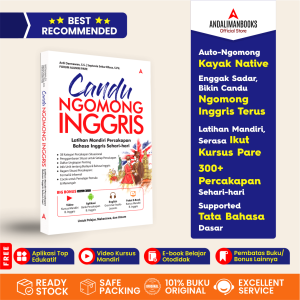 BUKU Belajar Bahasa INGGRIS Terlengkap dan terbaru-Candu Ngomong Inggris