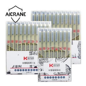 Aicraneดำไมครอนปากกาเบ็ดซับมาร์คเกอร์สำหรับสเก็ตภาพการวาดภาพอุปกรณ์ศิลปะกันน้ำมังงะการ์ตูนปากกาสำหรับเขียน