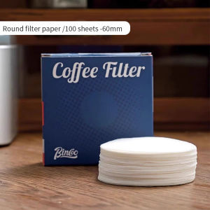 Bincoo กระดาษกรอง V01ฟิลเตอร์ขึ้นรูปพัดลม V60กล่องเก็บกระดาษที่กรองกาแฟกันฝุ่นที่วางกระดาษฟิลเตอร์เก็บข้อมูล