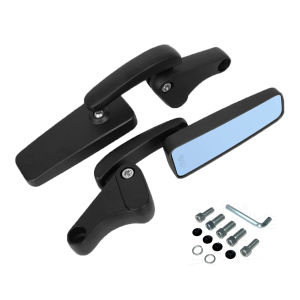 【1 pair】KNO Sanpaku Side Mirror Japanese Style Fully Adjustable Heavy Duty Alloy No Grade Lens Universal Easy to Install