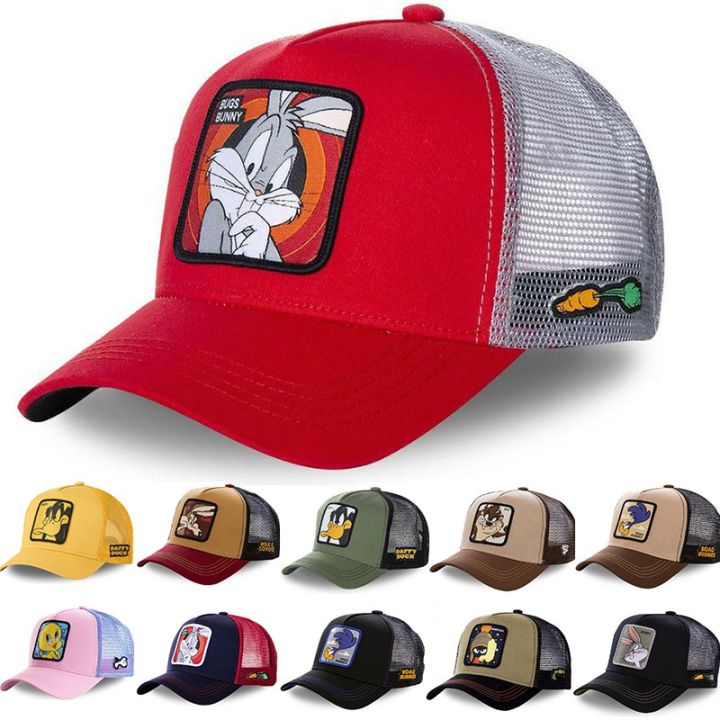 Looney Tunes Baseball Cap Summer Shade Mesh Hat Bugs Bunny Women Men ...