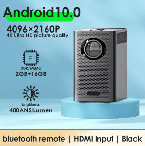 HONGTOP S30MAX Wifi 4k Smart Portable Projector with WiFi and Bluetooth Pocket Outdoor 4K 9500L 10.0 Projector