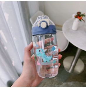 Botol Minum Karakter Sedotan 550ml BPA FREE Tempat Minum 2677