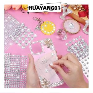 HUAYANG01 [HOT FASHION] Self Adhesive Face Hair Gems Sticker Body Jewels Sticker Makeup Crafts Home Decor Sticker