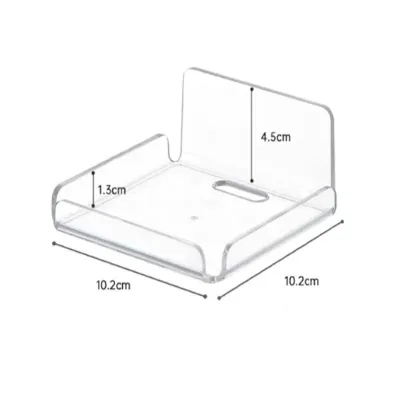 Bathroom Adhesive Acrylic Shelf No Drill Wall Mount Shelves Floating Storage Rack Display Stand Organizers Camera Bracket