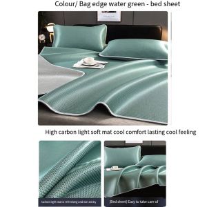 Student dormitory single use in summer summer ice silk mat network red version of winter and summer dual use