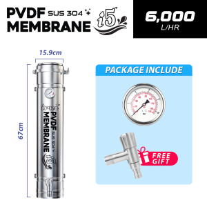 iPRO i5 Series PVDF Membrane 0.01 Micron Stainless Steel Outdoor Water Filter ( With Installation KL & Selangor )
