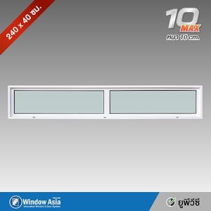 [ส่งฟรี+รับประกัน] บานช่องแสงยูพีวีซี  บานช่องแสงสำเร็จรูป บานหน้าต่างสีขาว