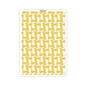 Easters Colored Eggs Transfer Paper Clay Transfer Paper Water Soluble Printing Paper for Clay Making