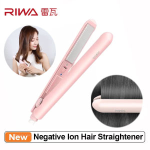 Riwa Hair Straightener Hair Curler 2 in 1 Negative Ion Fast Heating 32MM 36W Styling Tools Essential Oil Coating Hair Care Tools Lady