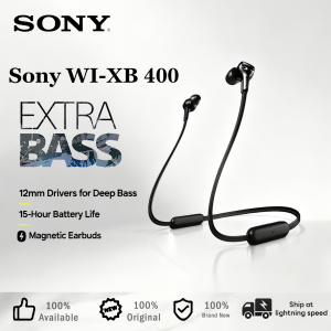 SONY WI-XB400 Wireless Stereo Earphones Bluetooth 5.0 Sport Earbuds HIFI Game Headset Handsfree with Mic
